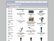 Tablet Screenshot of frankstools.com